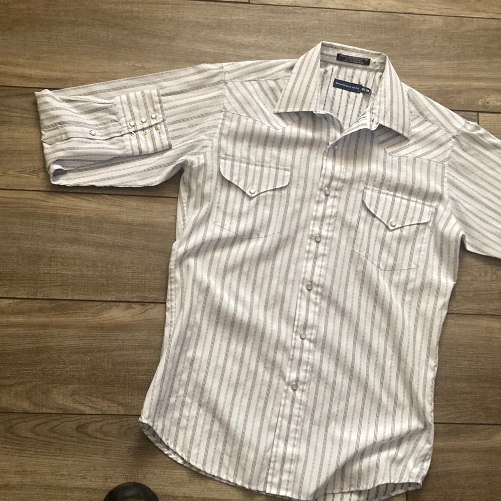 Pearl button down shirt